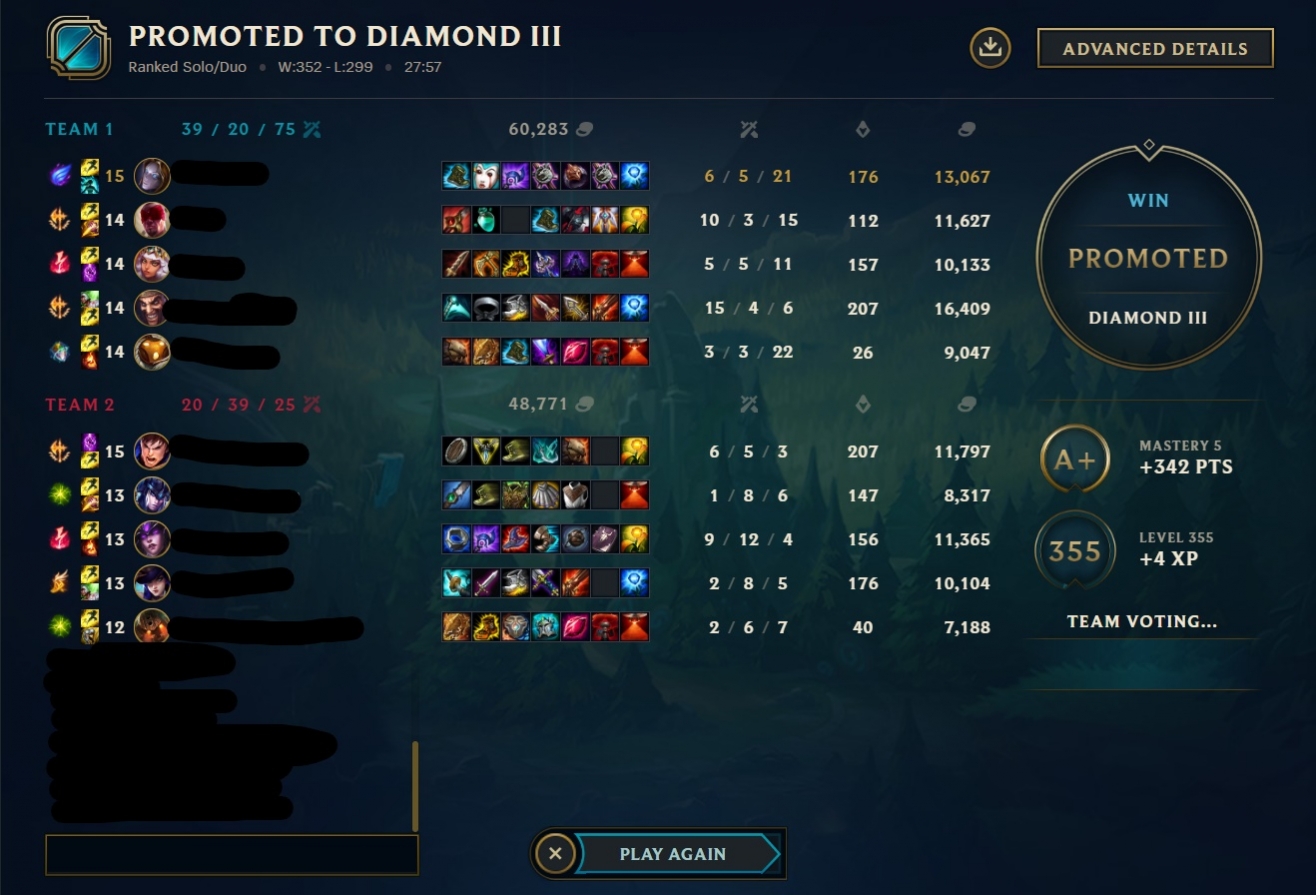 Cheap LoL ELO boost from Platinum 1 to Diamond 3 by DonGangBang