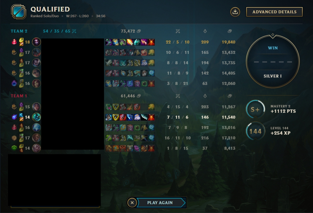 LoL boosting service from Silver 2 to Silver 1 by Zerox