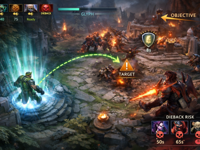 Dota 2 buyback high ground defense coaching illustration