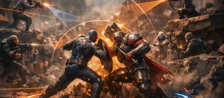 Marvel Rivals teamfight spacing and overcommitment positioning example
