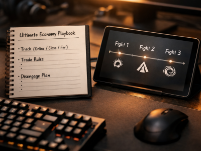 Overwatch 2 ultimate economy playbook showing tracking buckets and trade rules.