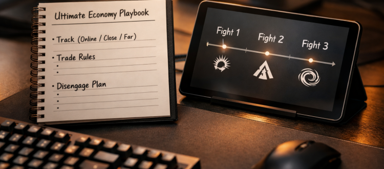 Overwatch 2 ultimate economy playbook showing tracking buckets and trade rules.