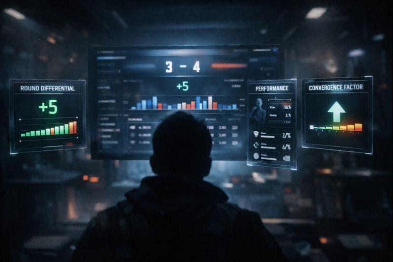  "Cinematic visualization of factors that influence VALORANT Rank Rating gains and losses" -->
