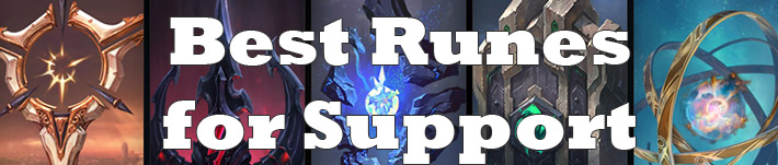 best runes for support