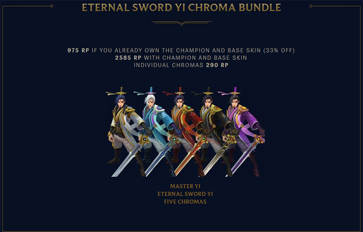 eternal sword yi chromas