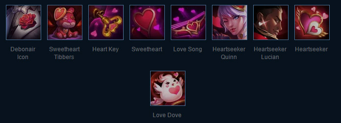 Saint Valentine's LoL Icons