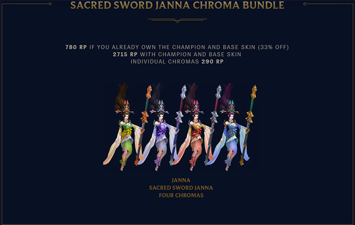 sacred sword janna chromas
